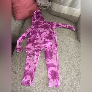 Kids Tie-Dye Hoodie and Pants Set
